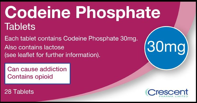 Buy Codeine Phosphate 30mg ( 28 tablets )